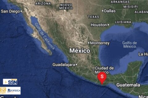 Reportan temblor de magnitud de 5.7 al sur de México