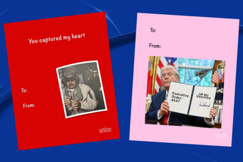 “Capturaste mi corazón”: Casa Blanca publica postal de San Valentín sobre Maduro