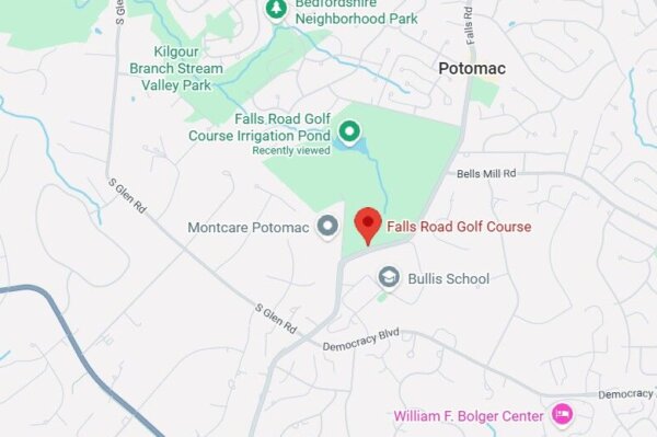 Potomac, Maryland, map