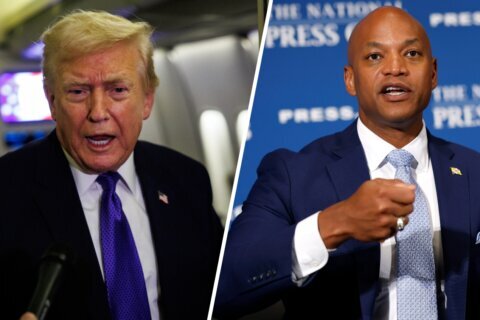 Trump culpa al gobernador de Maryland por derrame de aguas residuales en el Potomac