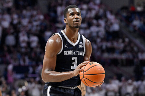 Iwuchukwu scores 17 as Georgetown beats DePaul 63-56 in Big East Conference Tournament
