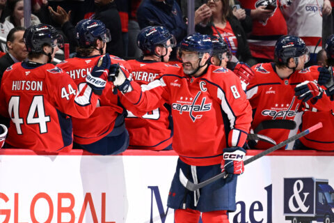 Ovechkin scores his 922nd goal and Hutson scores in his debut as the Caps beat the Senators 4-1