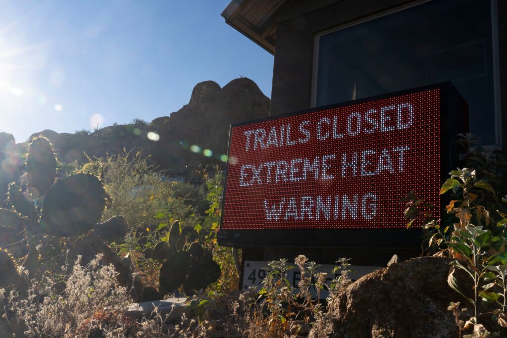 Arizona community hits 110 degrees F, the highest March temperature ever recorded in the U.S.