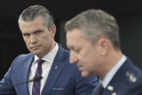 Hegseth says US ‘can’t stop everything’ that Iran fires even as he asserts air dominance