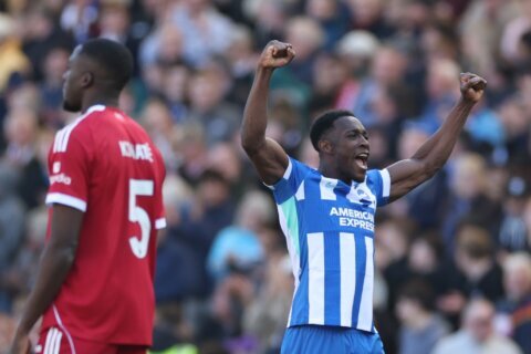 Liverpool loses 2-1 at Brighton to continue downward spiral in Premier League