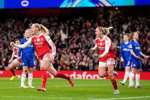 Barcelona routs Real Madrid 6-2 in quarterfinals of Women’s Champions League, Bayern beats United