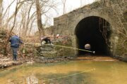 Near sewer collapse repairs, Potomac Riverkeepers say high E. coli found in creek that flows into Potomac