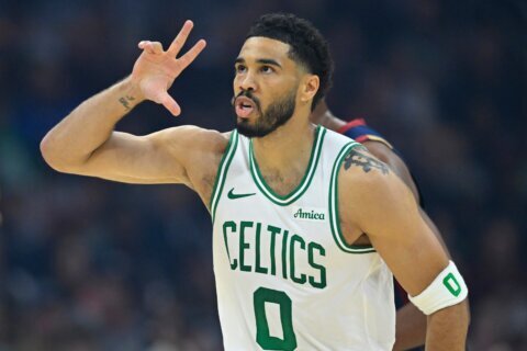 Tatum shines with 25 points as Celtics take 2-1 series lead over 76ers