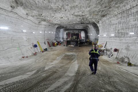 Beneath Lake Erie, a vast salt mine works overtime to meet winter road demands