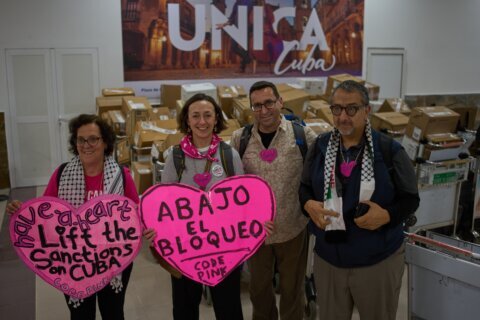Tons of aid flows into Cuba as humanitarian convoy arrives on the struggling island