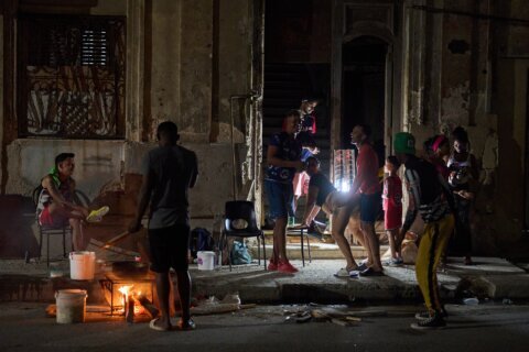 Cuba says crews repaired a large power plant that caused a massive outage