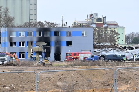 Czech police arrest 3 over arson at drone warehouse supplying Ukraine