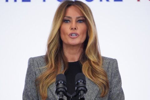 Melania Trump hosts world counterparts and tech reps to discuss children, education and technology