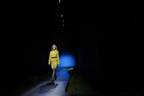 At Hermès, Nadège Vanhée turns Paris twilight into a state of mind