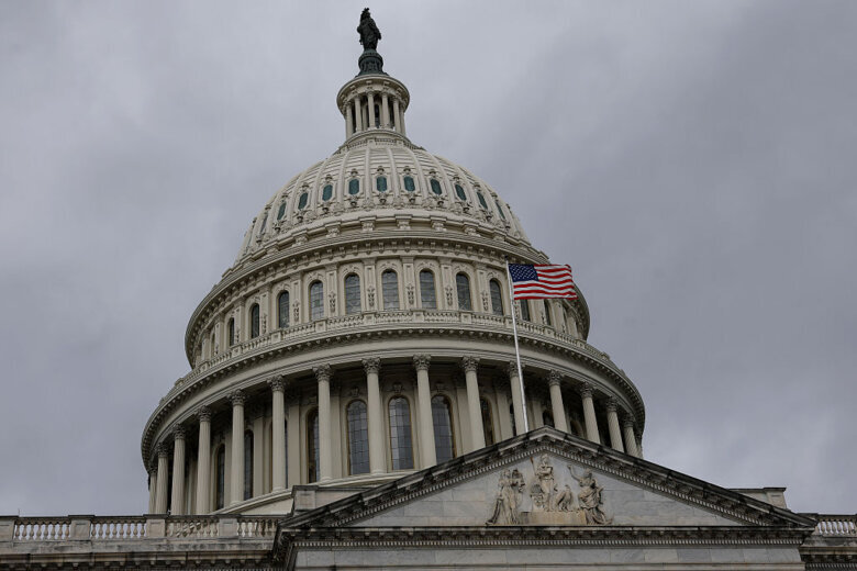 The U.S. Capitol is seen on March 16, 2026 in D.C. (Photo by Anna Moneymaker/Getty Images)
