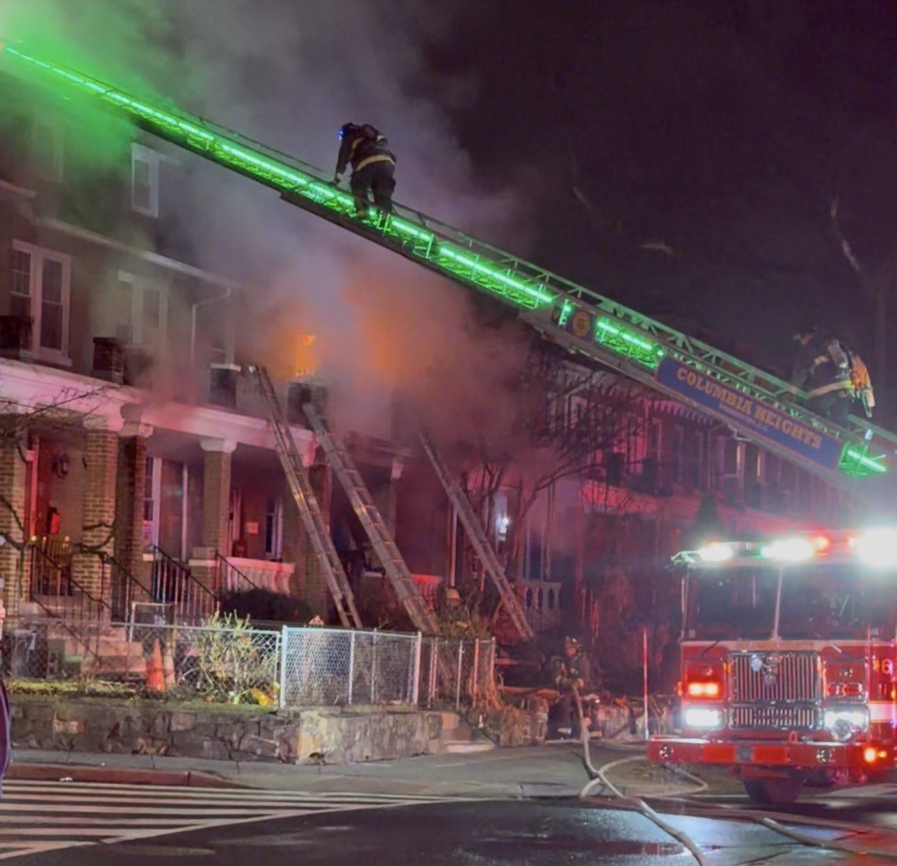 <p>D.C. Fire and EMS battled two blazes across the District.</p>
