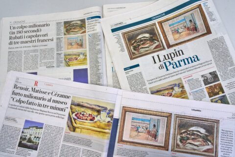 Thieves steal paintings by Renoir, Cézanne and Matisse from Italian private museum