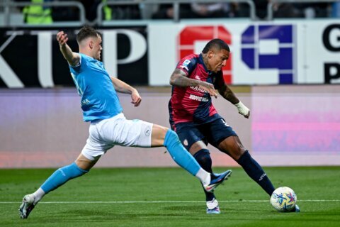 McTominay goal gives Napoli win over Cagliari and second place in Serie A