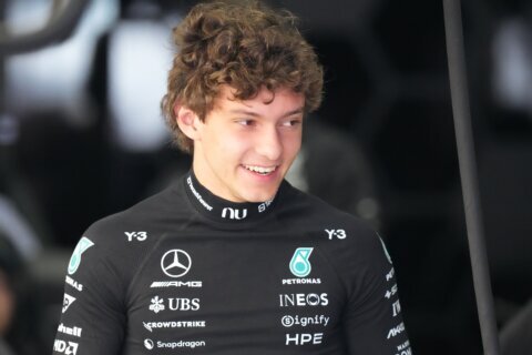 Formula 1: Antonelli, Russell lead a Mercedes 1-2 in final practice for the Japanese GP