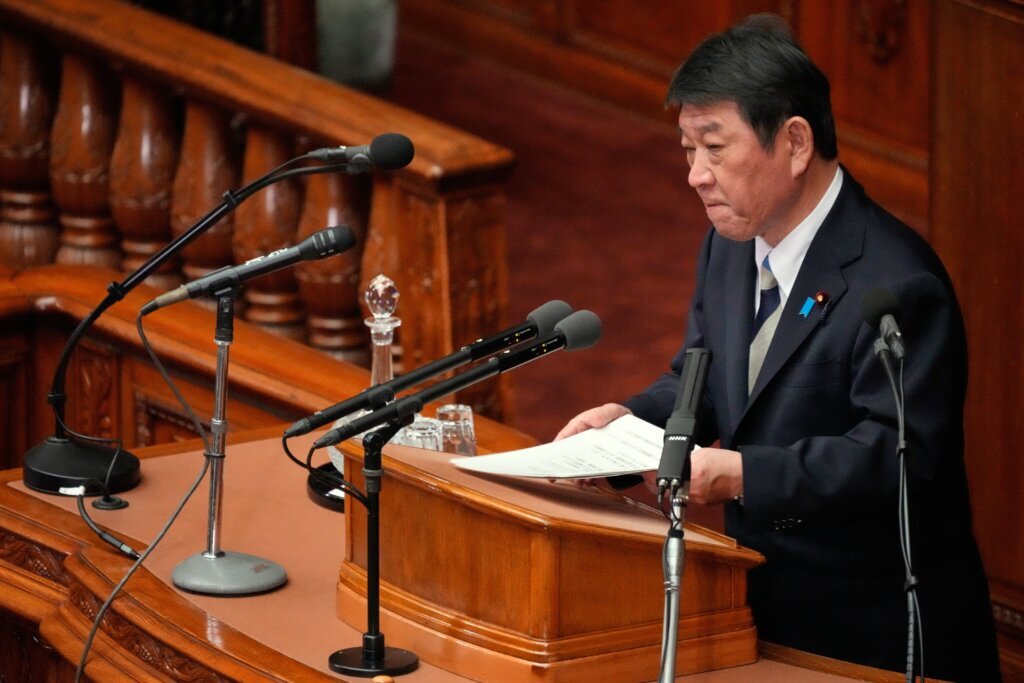 Japanese national detained in Iran last year has been released, Japan’s foreign minister says