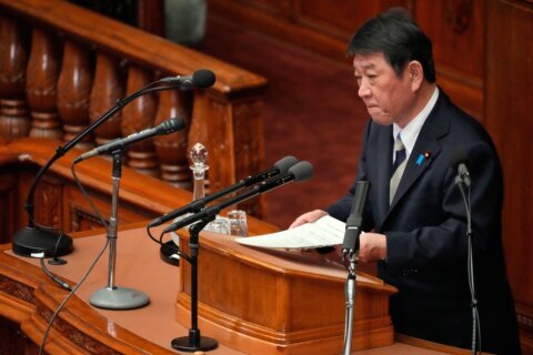 Japanese national detained in Iran last year has been released, Japan’s foreign minister says