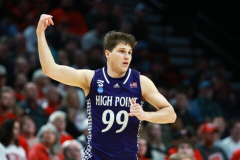 Chase Johnston hadn’t made a 2-pointer all season. His layup gave High Point a March Madness win