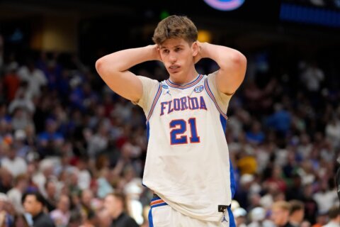 Defending champion Florida eliminated from March Madness by tougher, more physical Iowa team