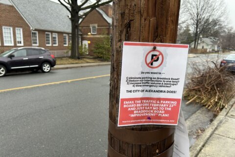 Less parking, new bike lanes: Changes coming to stretch of Braddock Road in Alexandria