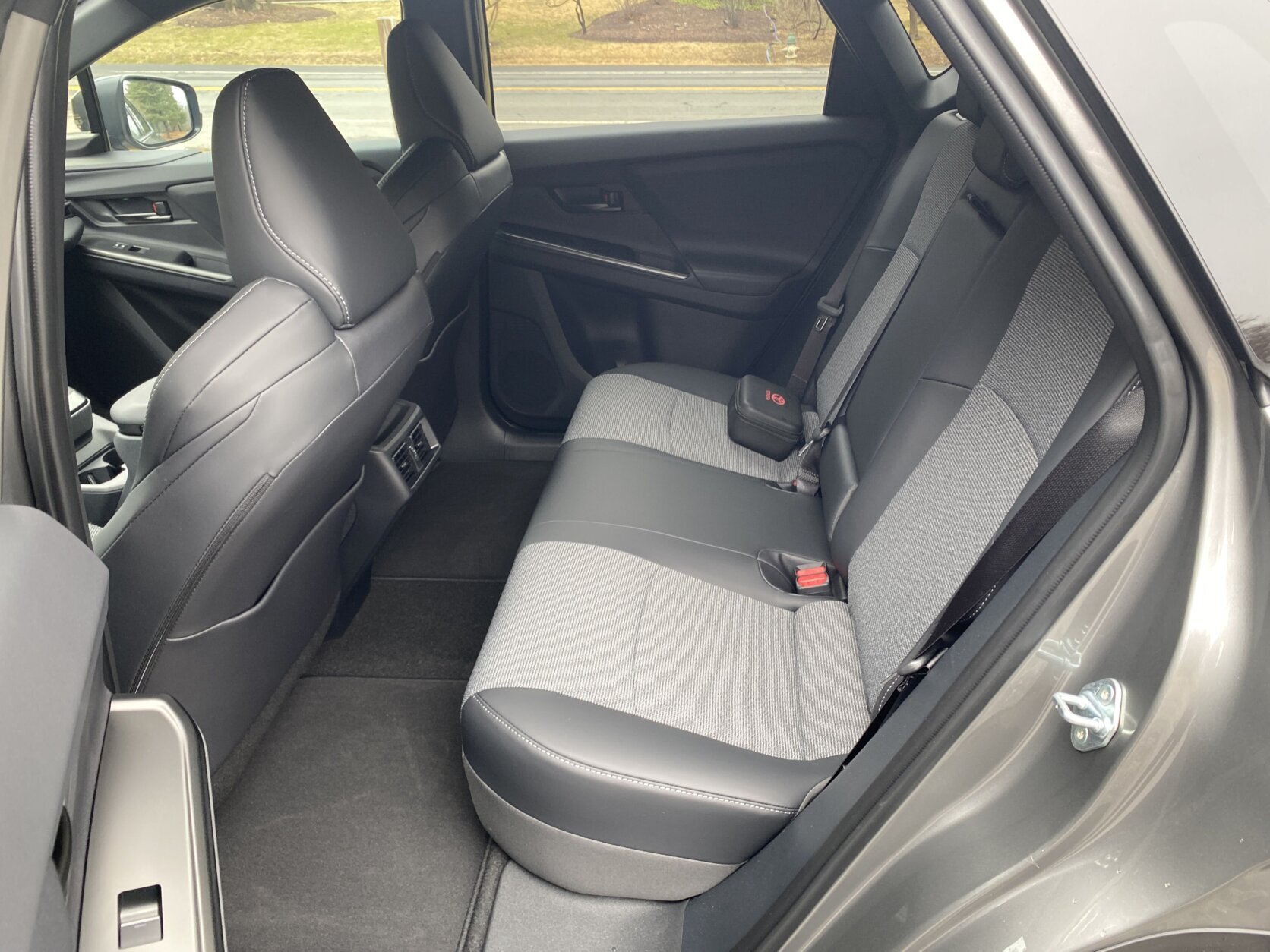 car interior's rear seats