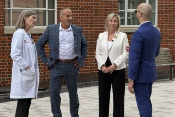 It has been over a decade since they’ve seen each other but this week a local entrepreneur and the childhood doctor that gave him the gift of sight reconnected this week.