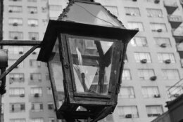 A remnant of the gaslight era burns on in New York's Greenwich Village