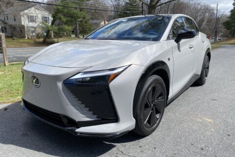 The all-electric 2026 Lexus RZ 550e F Sport AWD