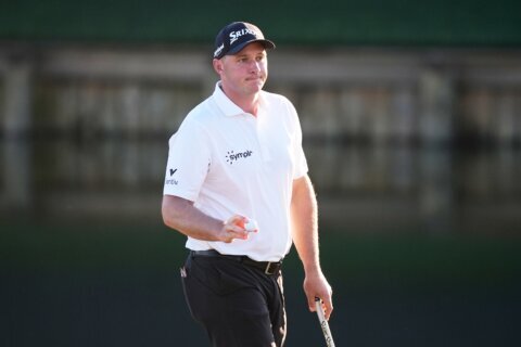 Sepp Straka part of 4-way tie at the top at The Players Championship in wild weather