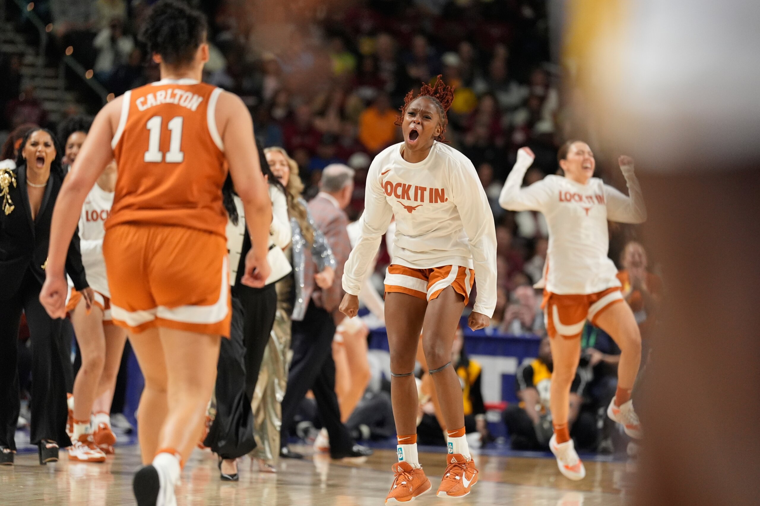 No. 4 Texas beats No. 3 South Carolina 78-61 for its first women’s SEC Tournament title