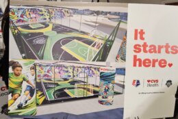 Renderings of the public sports area