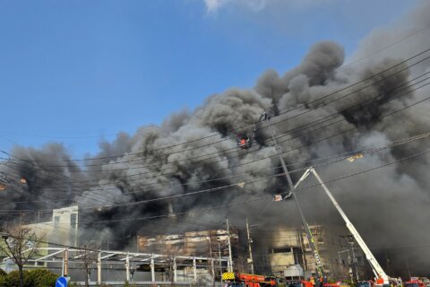 Fire at South Korean auto parts factory injures at least 53