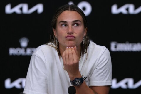 Top-ranked tennis player Aryna Sabalenka announces engagement to Georgios Frangulis