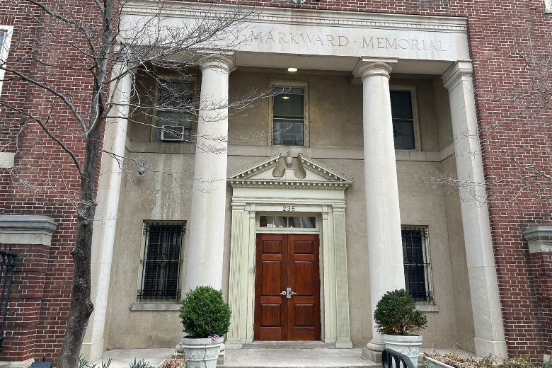 Exterior of Thompson-Markward Hall