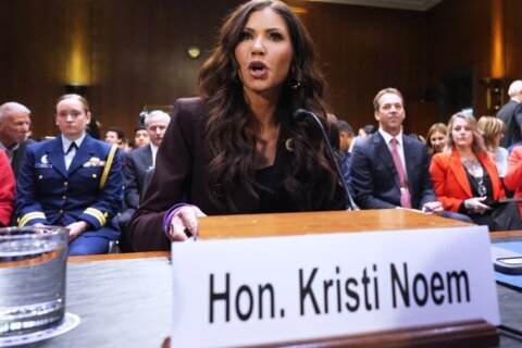 A $220 million ad blitz and a public split with Trump mark the end  of Kristi Noem’s DHS tenure