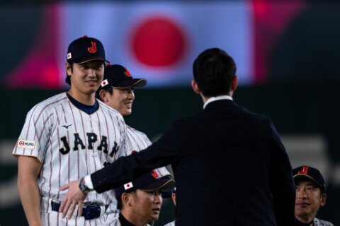 Shohei Ohtani is the show again in Japan for the World Baseball Classic