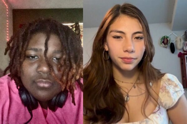 Azzarie Brown (left) and Luciana Diaz (right) are both seniors at high schools in the D.C. area.