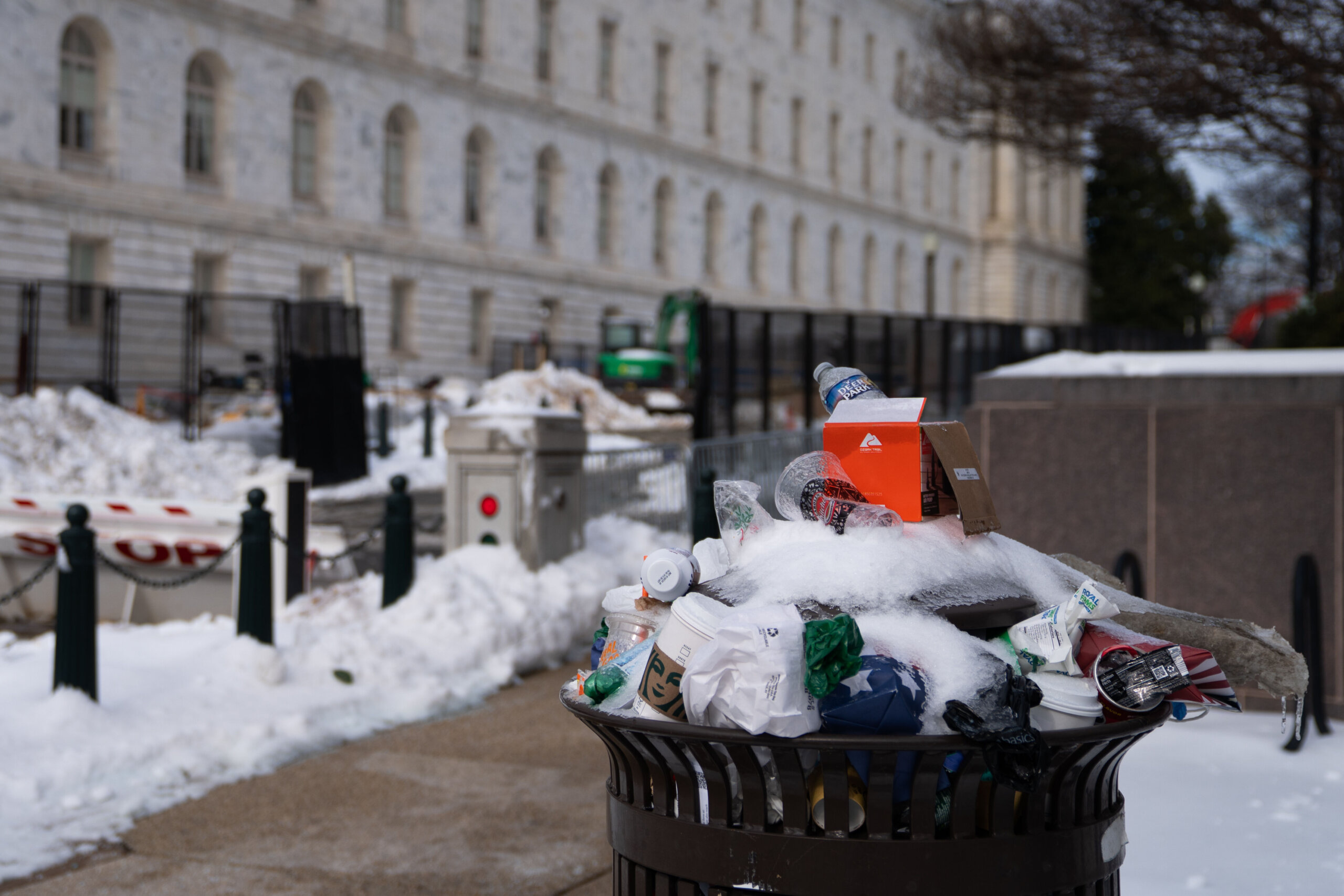 D.C.’s Department of Public Works is addressing questions about trash pickup after the January winter storm that created ‘snowcrete.’