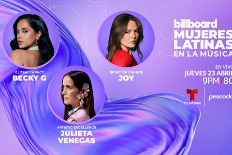 Becky G, Joy y Julieta Venegas serán homenajeadas en los Billboard Mujeres Latinas en la Música