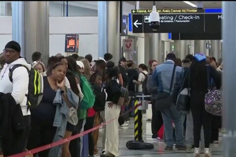 Agentes del ICE llegan al aeropuerto Dulles; Trump intenta reducir tiempos de espera