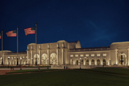 A mockup shows what Union Station would look like with new lighting.