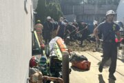 2 construction workers trapped in collapsed trench near Bethesda home