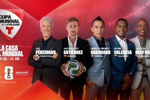 Telemundo anuncia primer grupo de leyendas del fútbol para la cobertura de la Copa Mundial