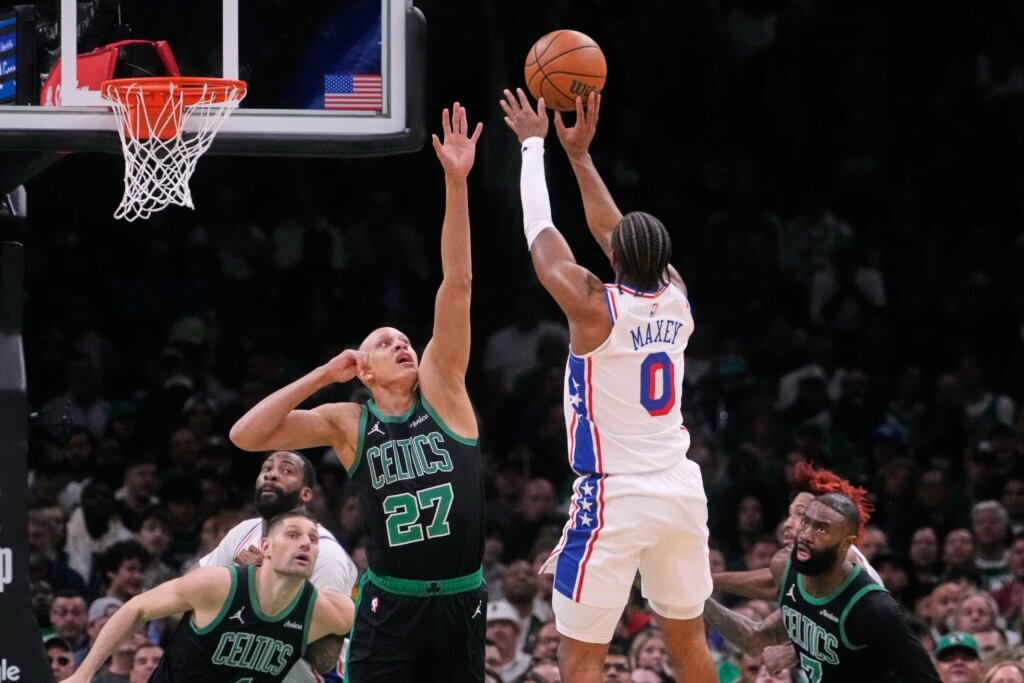 Joel Embiid scores 33 as 76ers beat Celtics 113-97 in Game 5 to keep their season alive