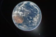 The earth as viewed from space