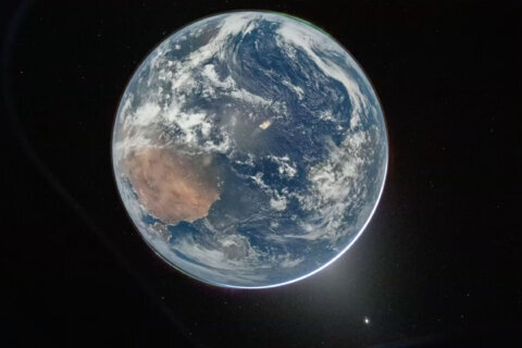 The earth as viewed from space